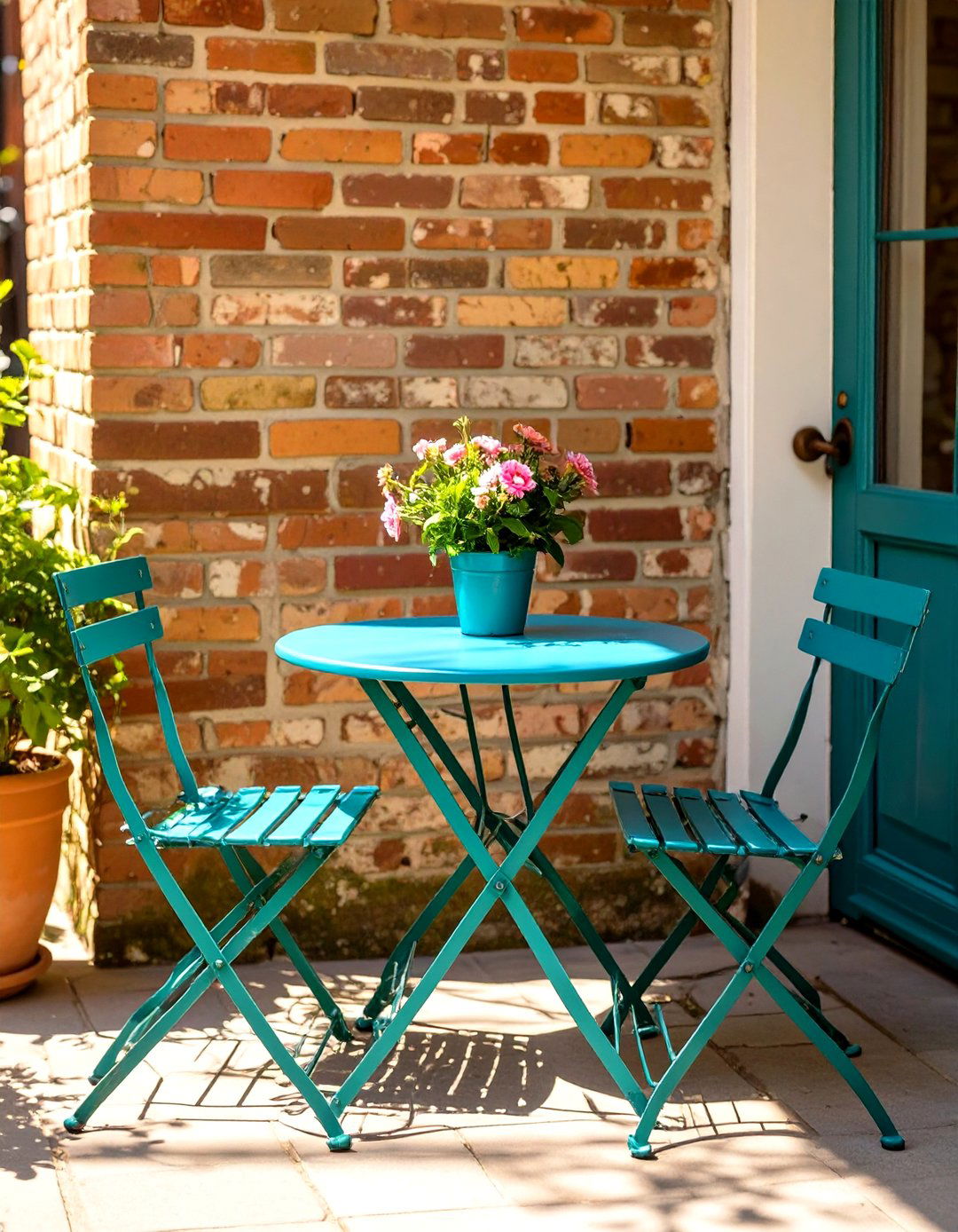 Painted Furniture Refresh - 30 outdoor patio ideas on a budget