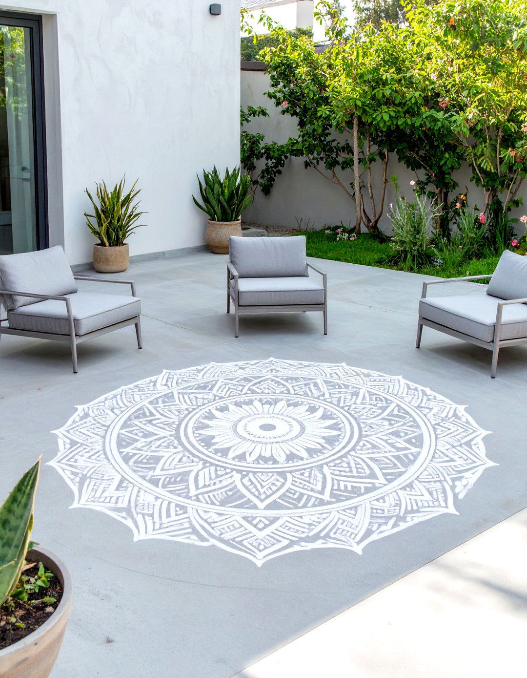 30 Concrete Patio Ideas on a Budget for Your Home