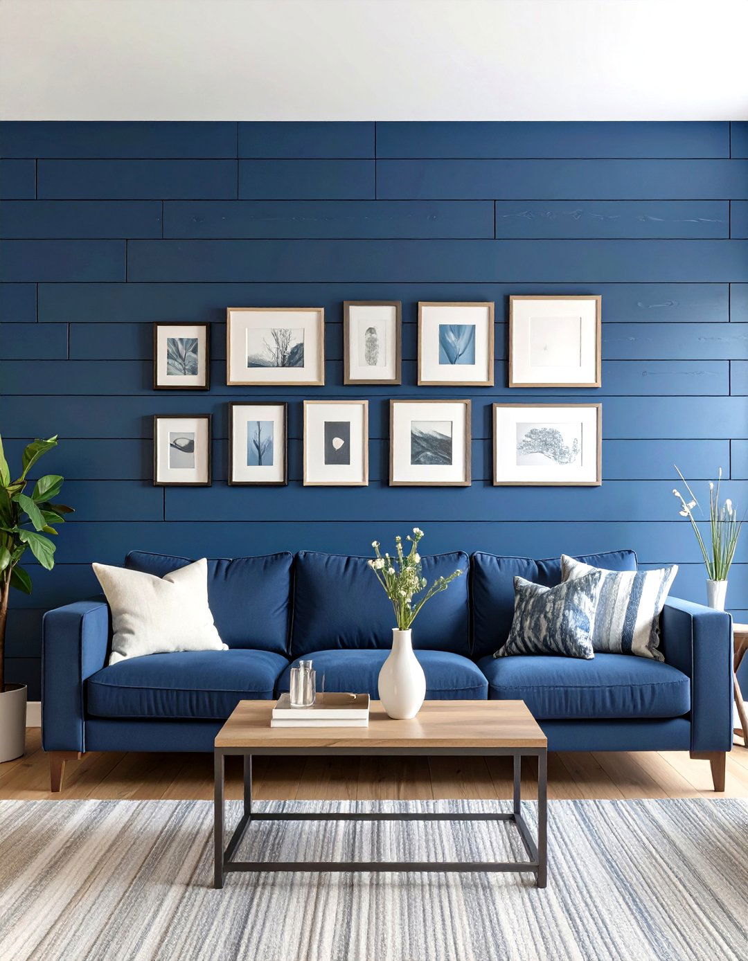 Painted Wood Accent Wall - 30 wood accent wall ideas