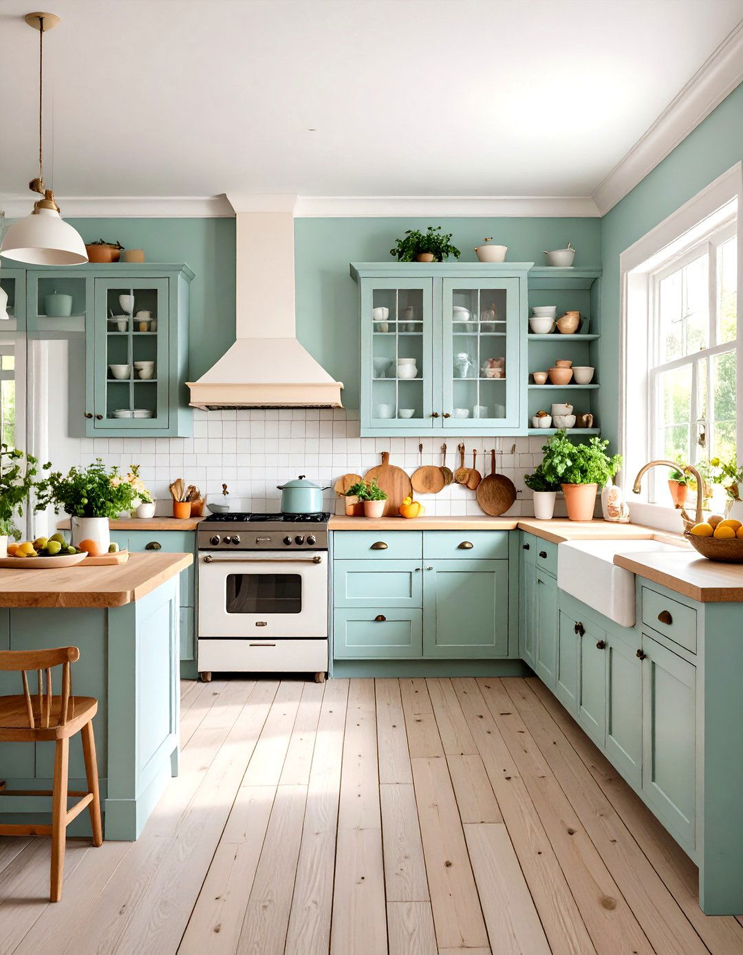 Painted Wood Kitchen Floor - 30 kitchen floors ideas