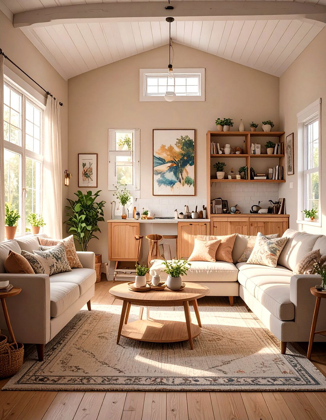 Painting Walls in a Light Neutral Color - 30 single wide small mobile home living room ideas