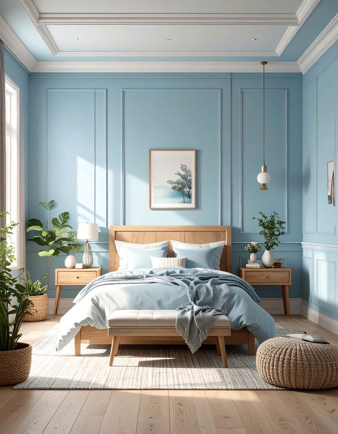 Painting the Ceiling the Same Color as the Walls in Small Bedrooms - 30 small bedroom decor ideas