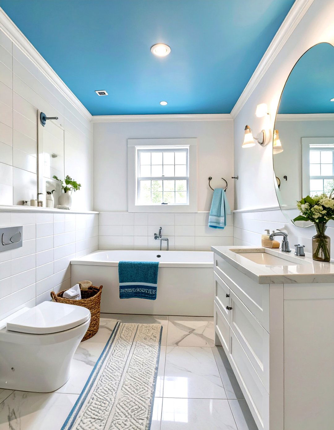 30 Small Bathroom Color Trends 2025: Modern Palettes