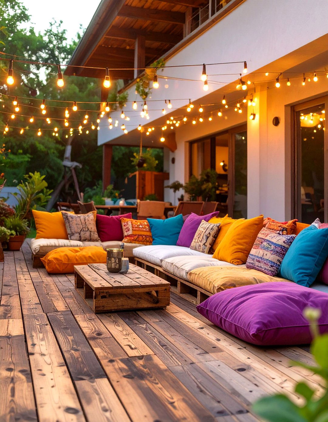 Pallet Wood Deck Paradise - 30 cheap deck ideas