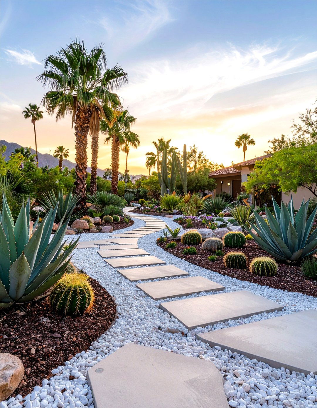 Palm Springs Modernism - 30 front yard landscaping ideas florida