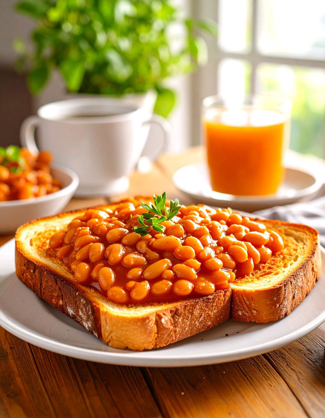 Pantry Baked Beans on Toast - 30 pantry dinner ideas