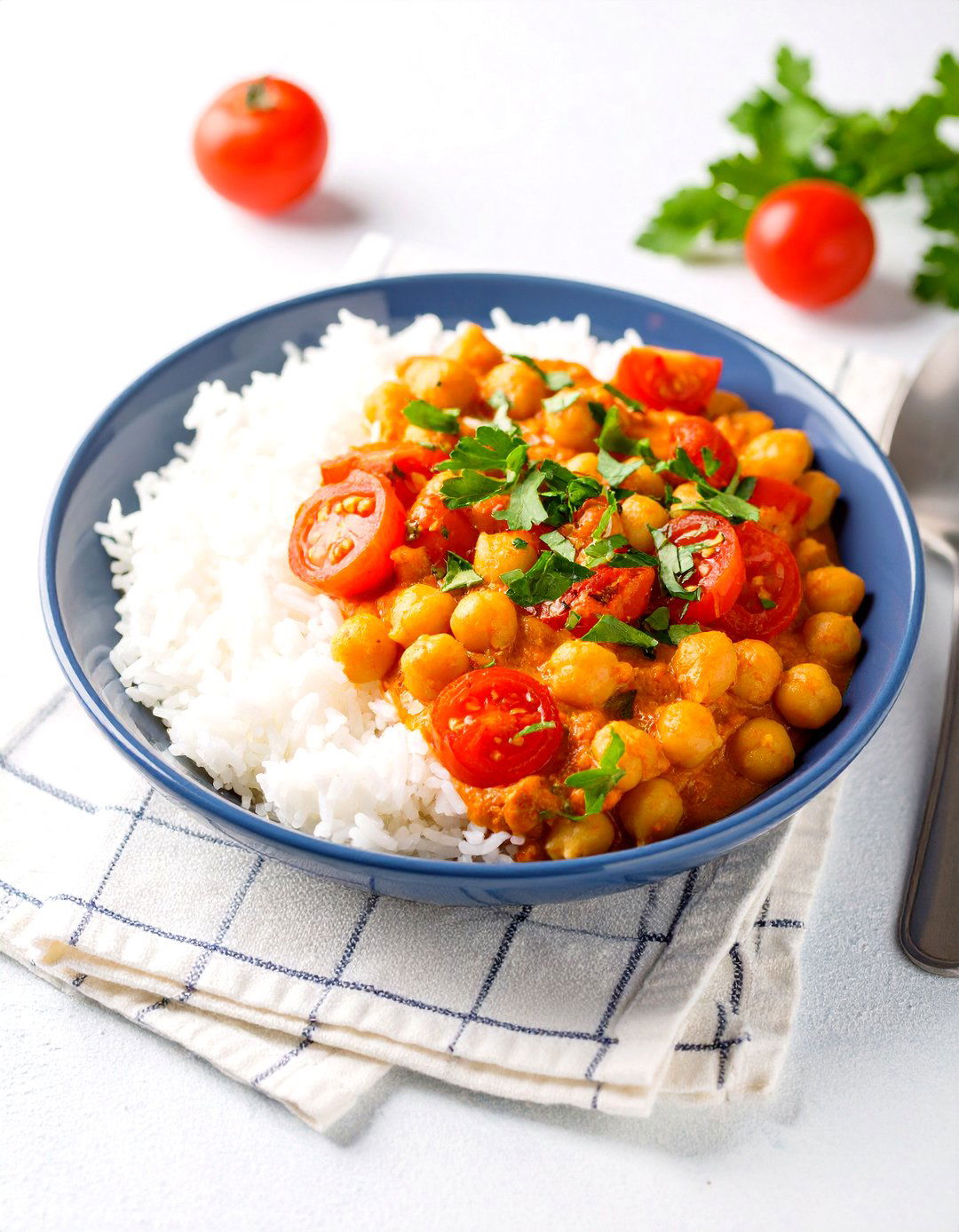 Pantry Coconut Curry with Chickpeas - 30 pantry dinner ideas