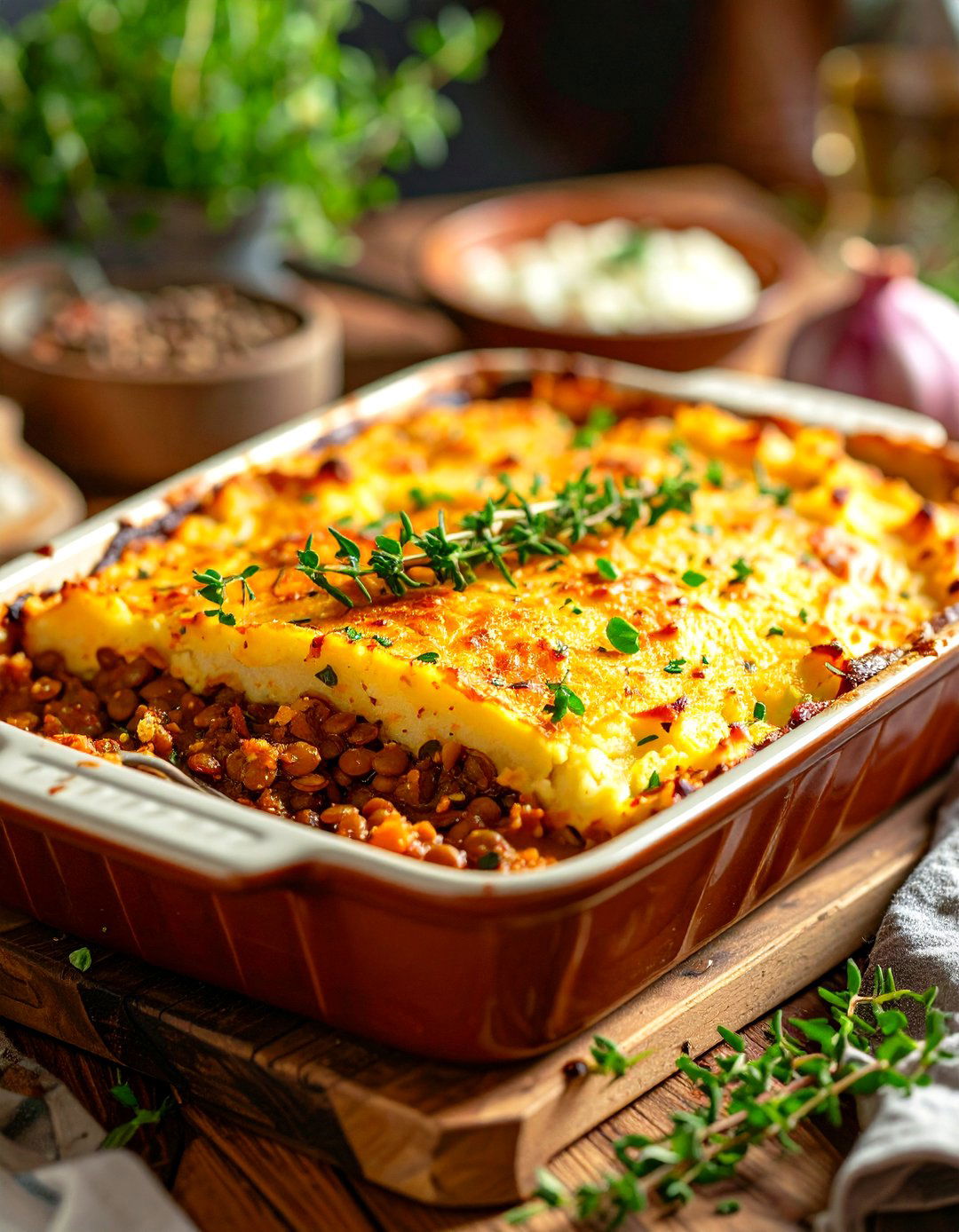 Pantry Lentil Shepherds Pie - 30 pantry dinner ideas