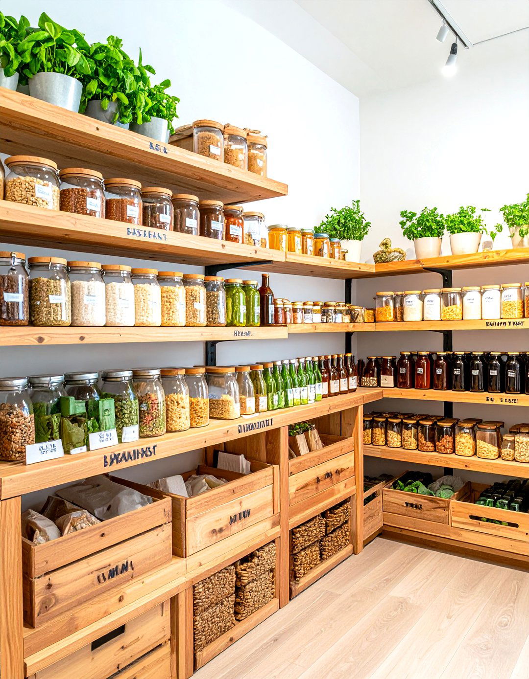 Pantry Organizing by Creating Zones - 30 pantry organizing ideas
