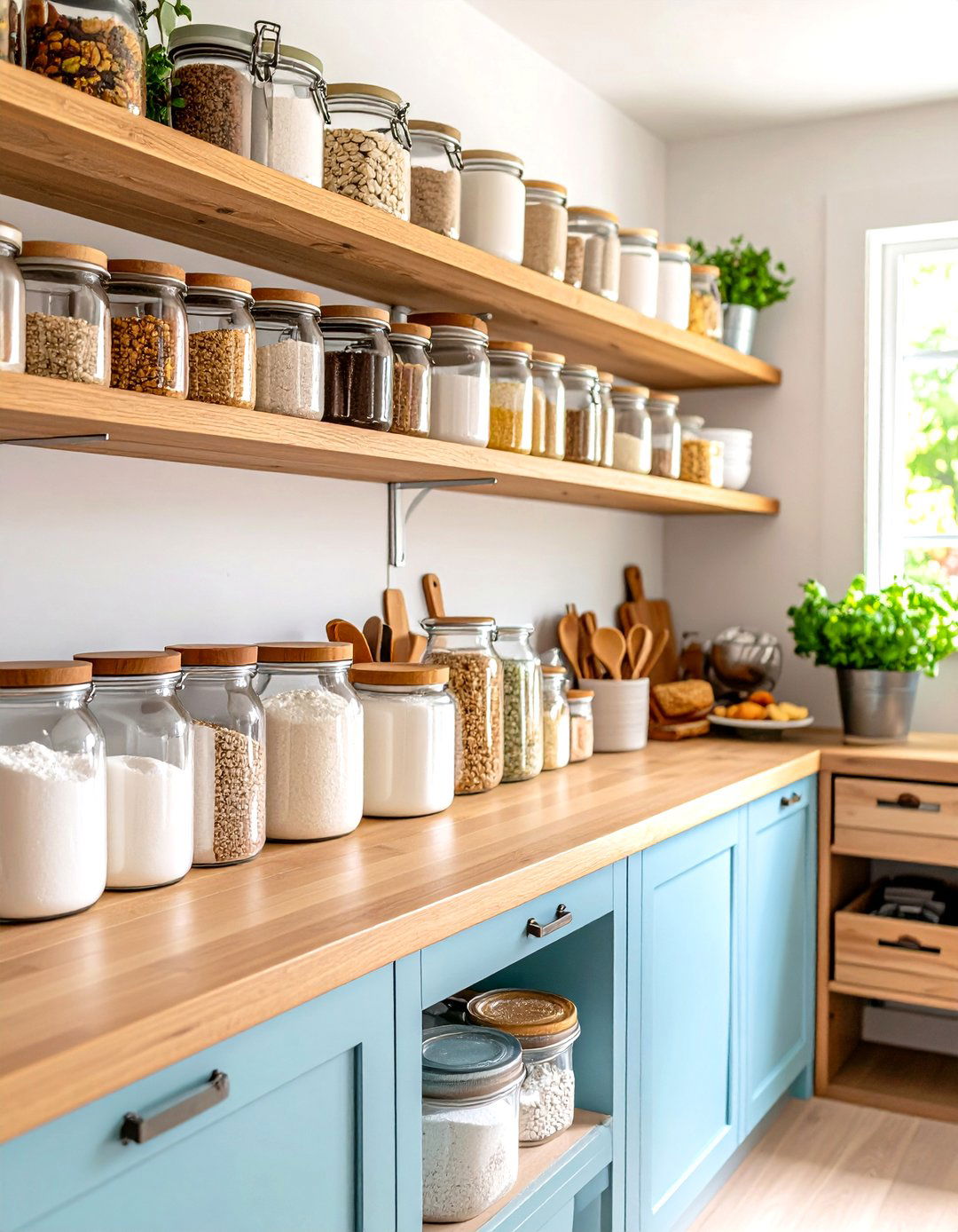 Pantry Organizing for Baking Supplies - 30 pantry organizing ideas