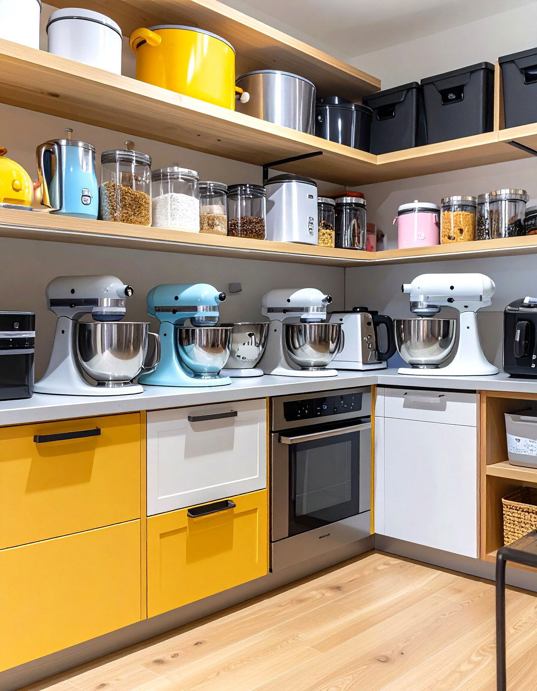 Pantry Organizing for Small Appliances - 30 pantry organizing ideas