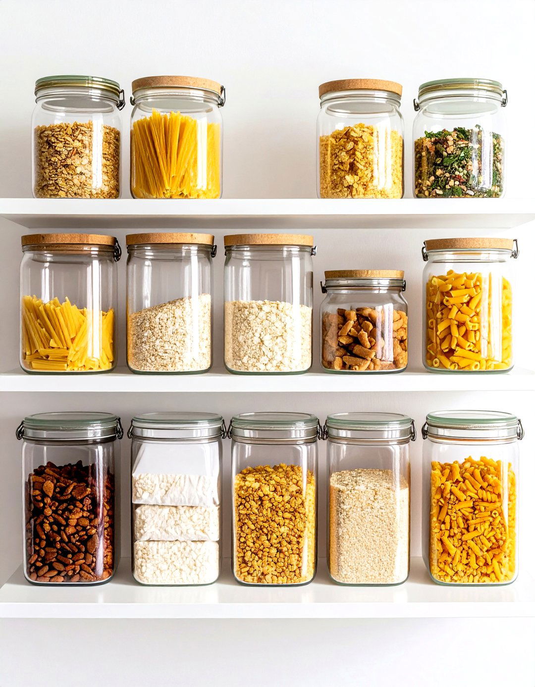 Pantry Organizing with Shelf Dividers - 30 pantry organizing ideas