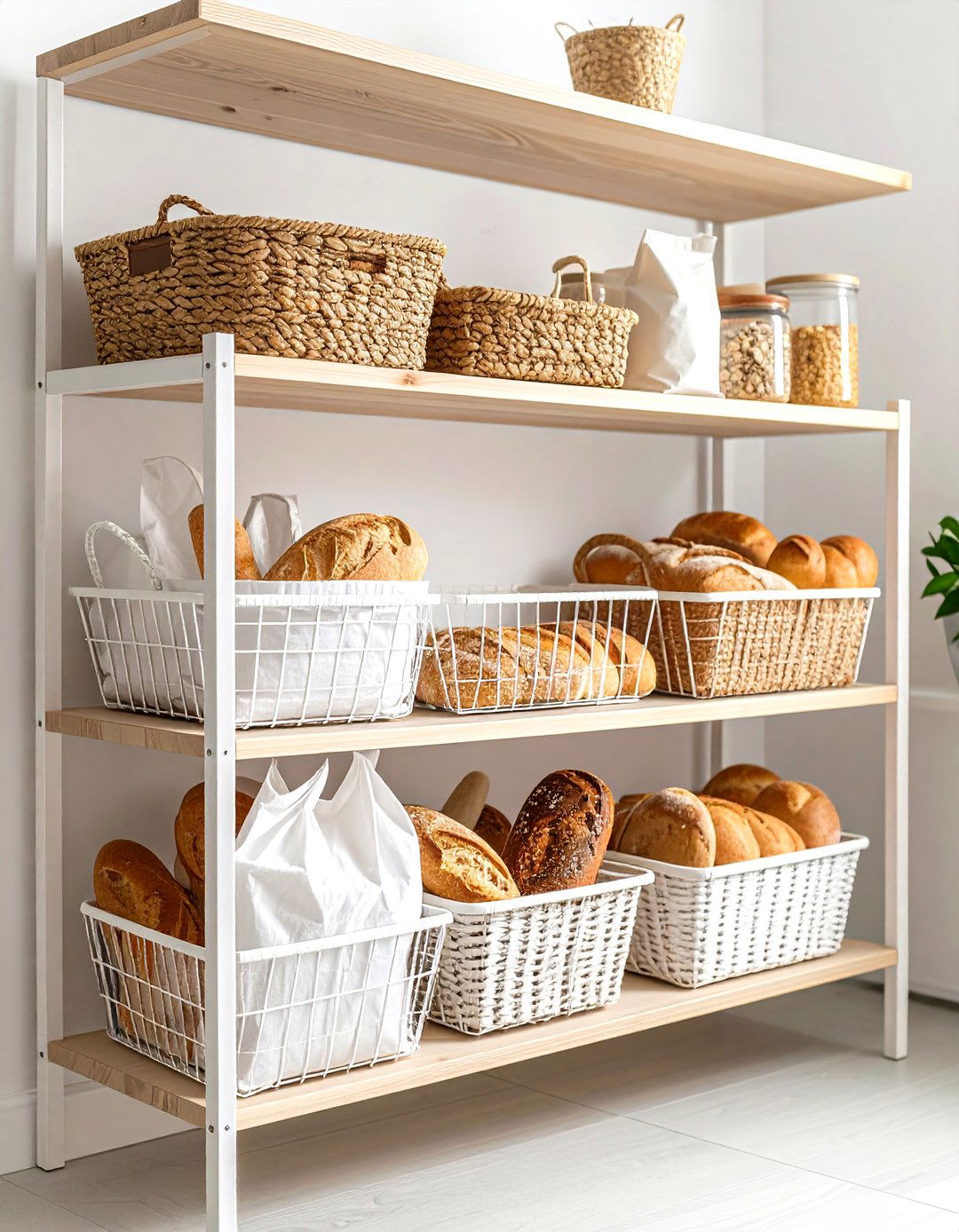 Pantry Organizing with Under Shelf Baskets - 30 pantry organizing ideas