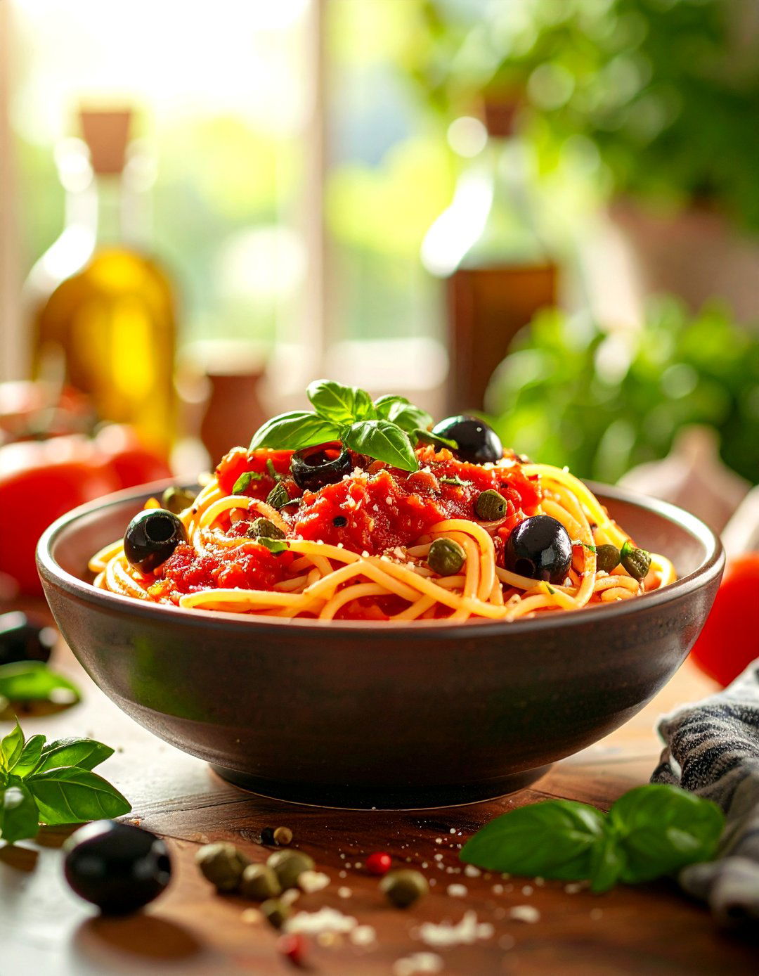 Pantry Pasta Puttanesca - 30 pantry dinner ideas