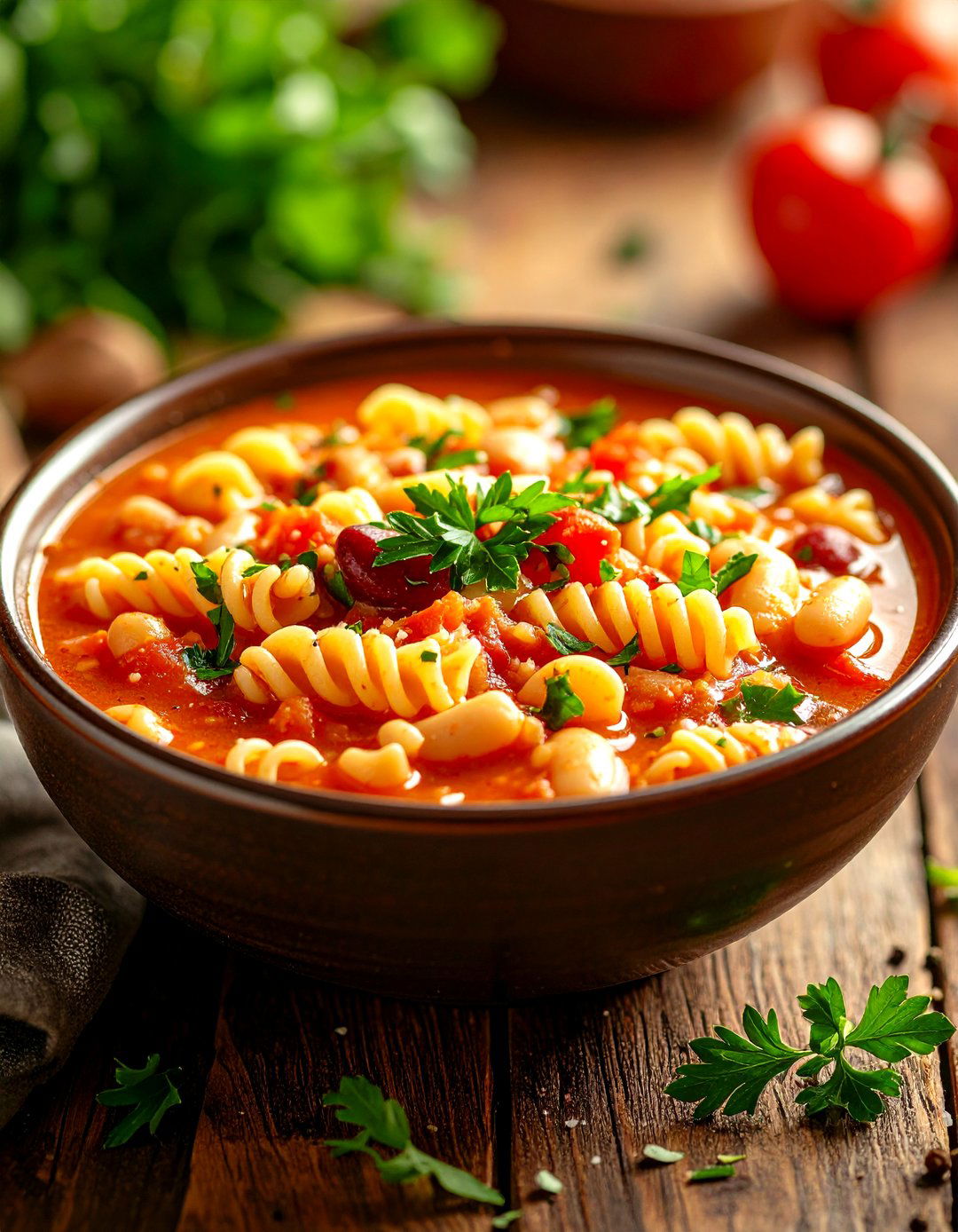 Pantry Pasta e Fagioli Pasta and Beans - 30 pantry dinner ideas