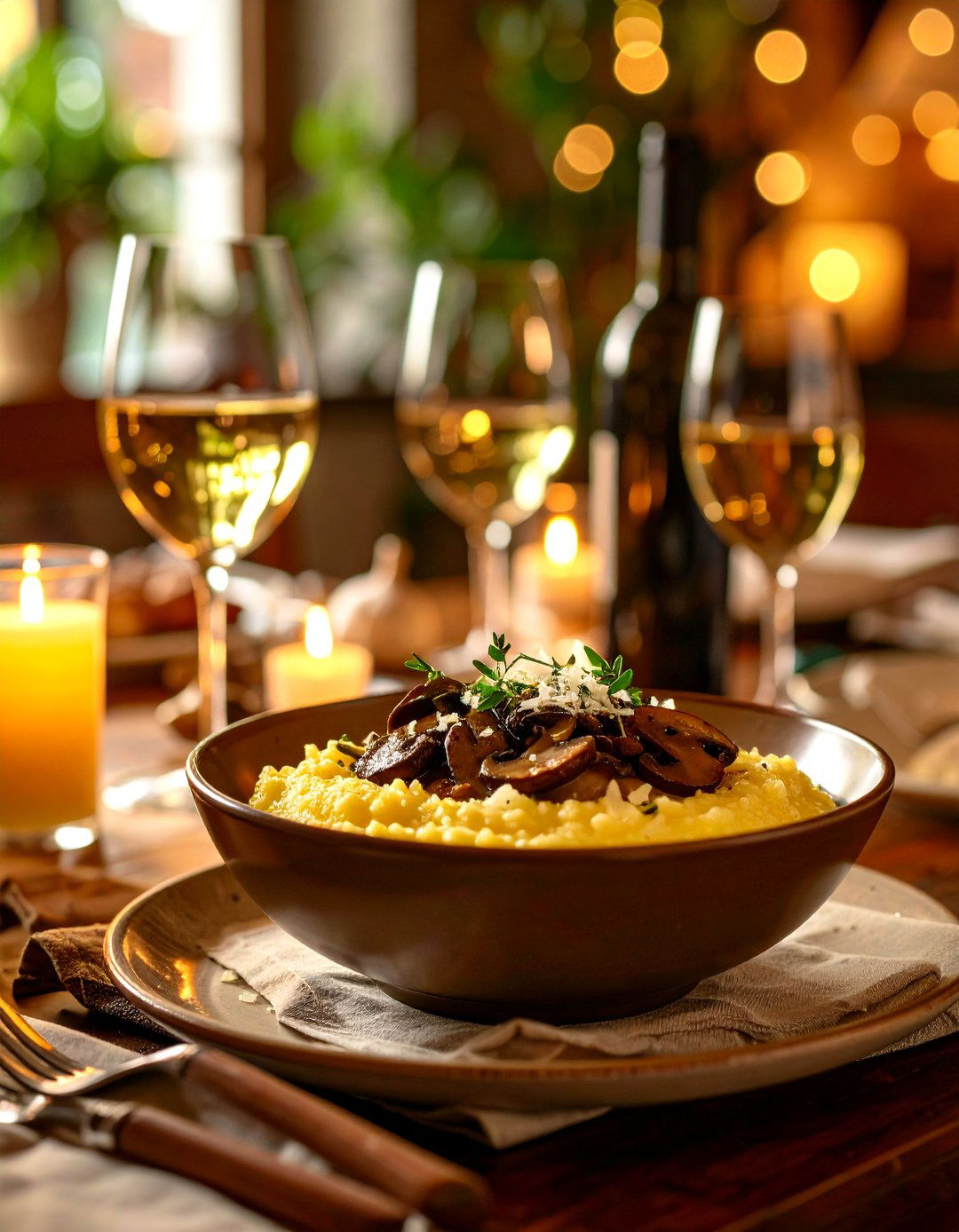 Pantry Polenta with Mushroom Sauce - 30 pantry dinner ideas