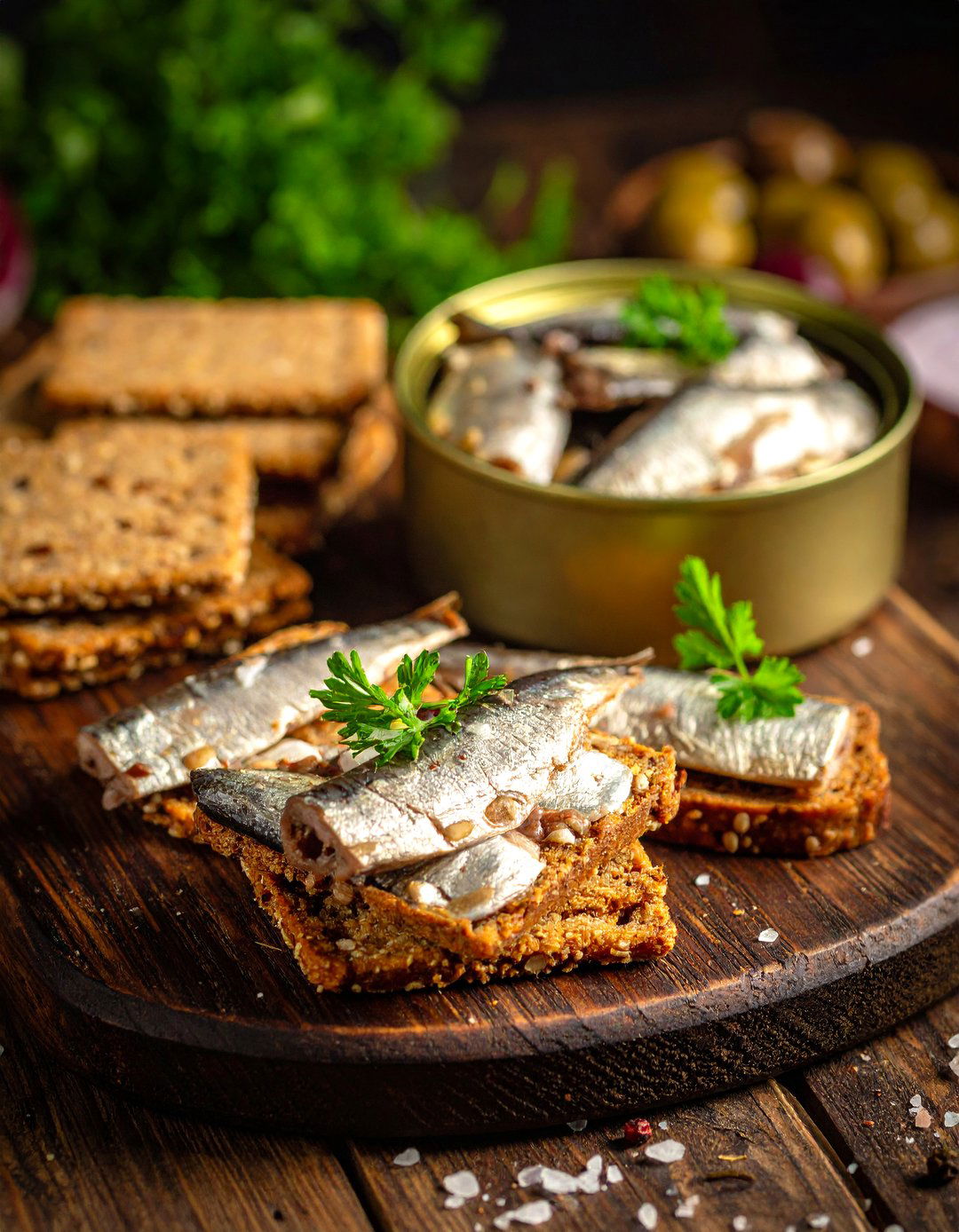Pantry Sardine and Cracker Dinner - 30 pantry dinner ideas