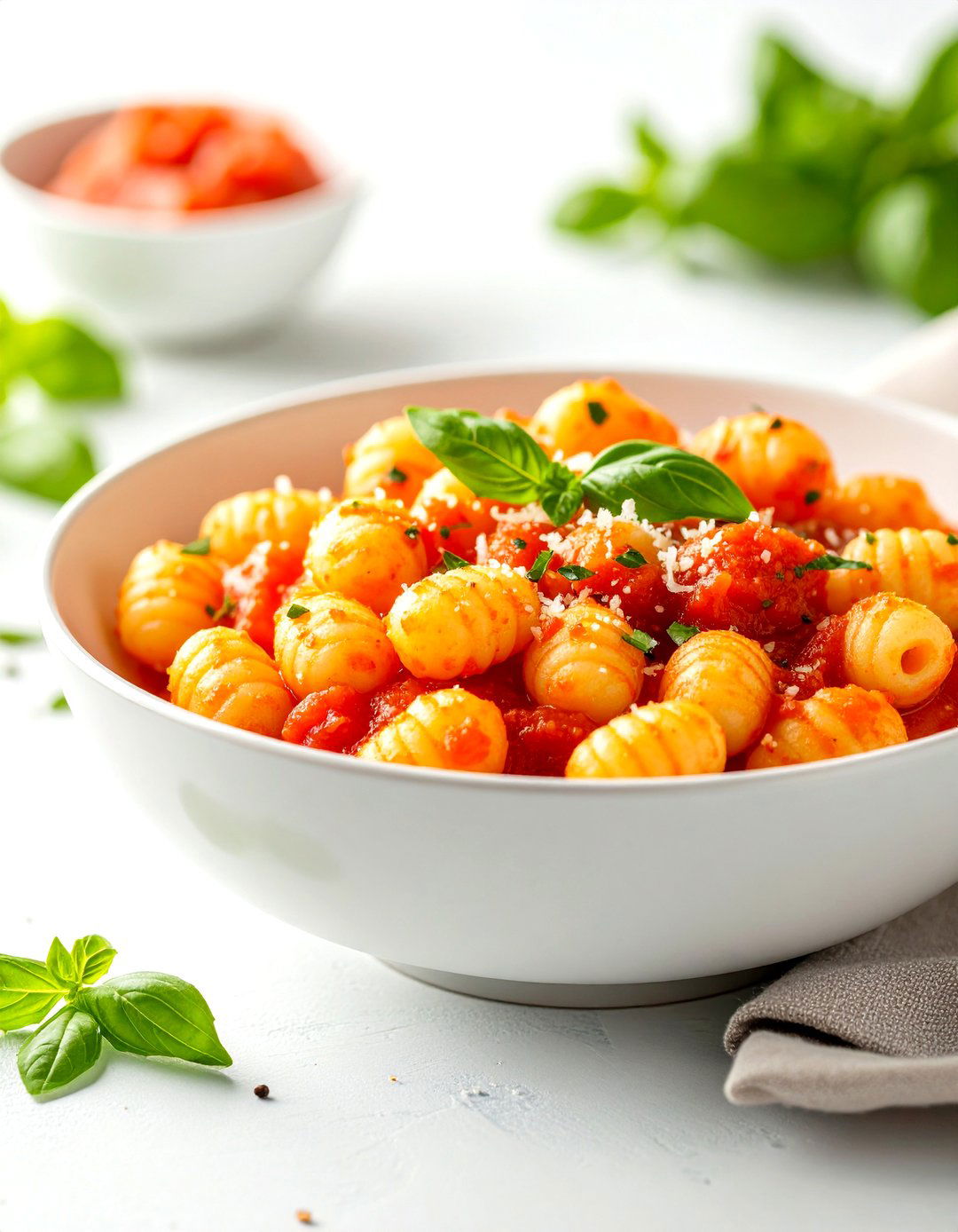 Pantry Shelf Stable Gnocchi with Tomato Sauce - 30 pantry dinner ideas