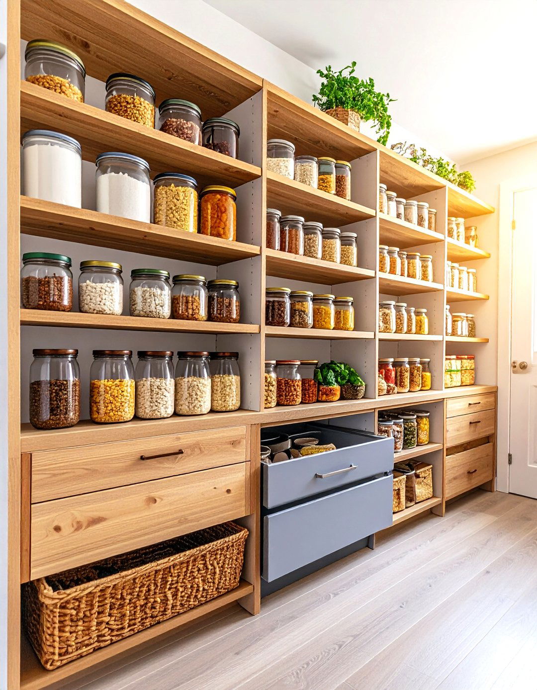 Pantry with Pull Out Shelving and Drawers - 30 patricketsesfantomes.com what is interior design ideas