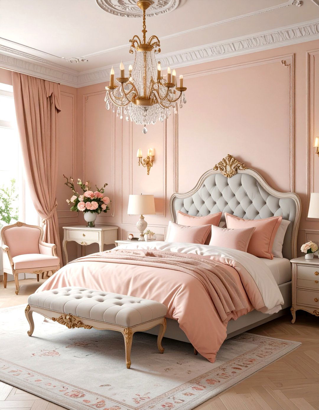 Parisian Chic Bedroom - 30 little girl bedroom ideas