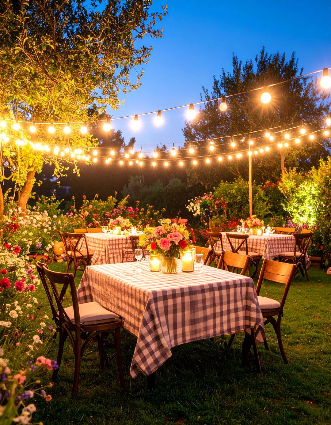 Parisian Romance Night - 30 backyard engagement party ideas