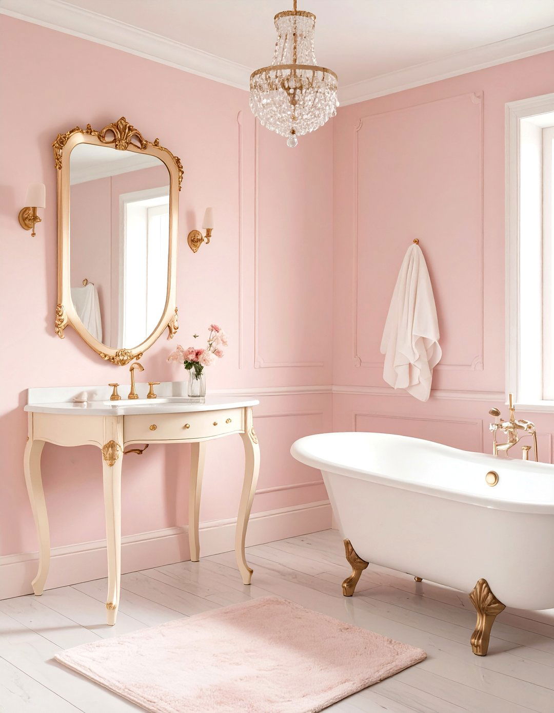 Parisian Themed Bathroom - 30 girls bathroom ideas