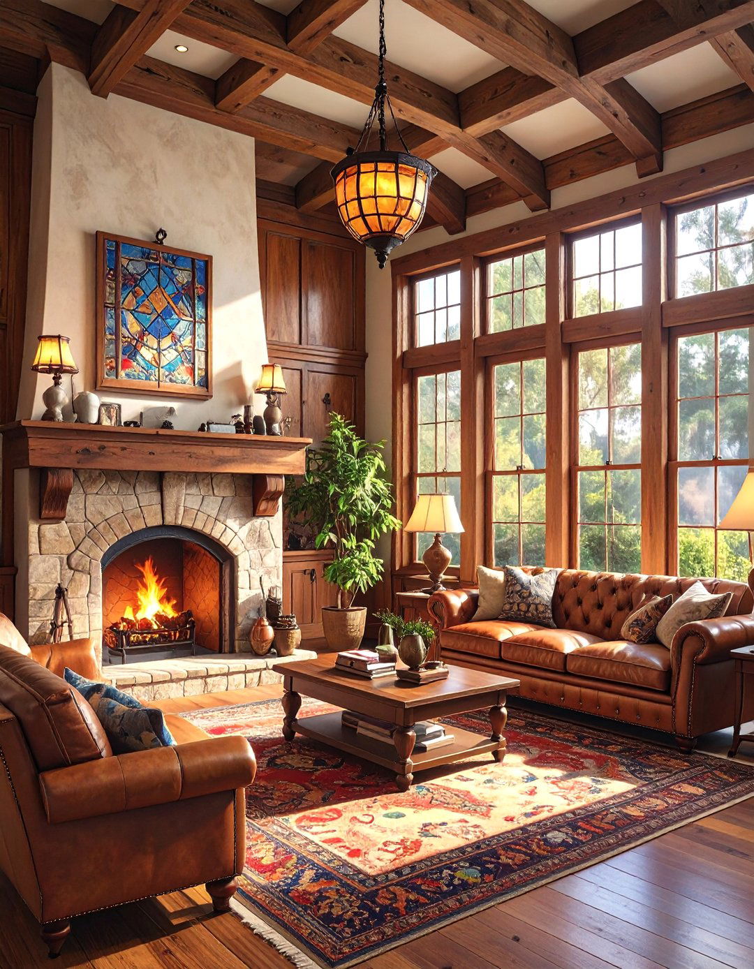 Pasadena Craftsman Den - 30 california design den ideas