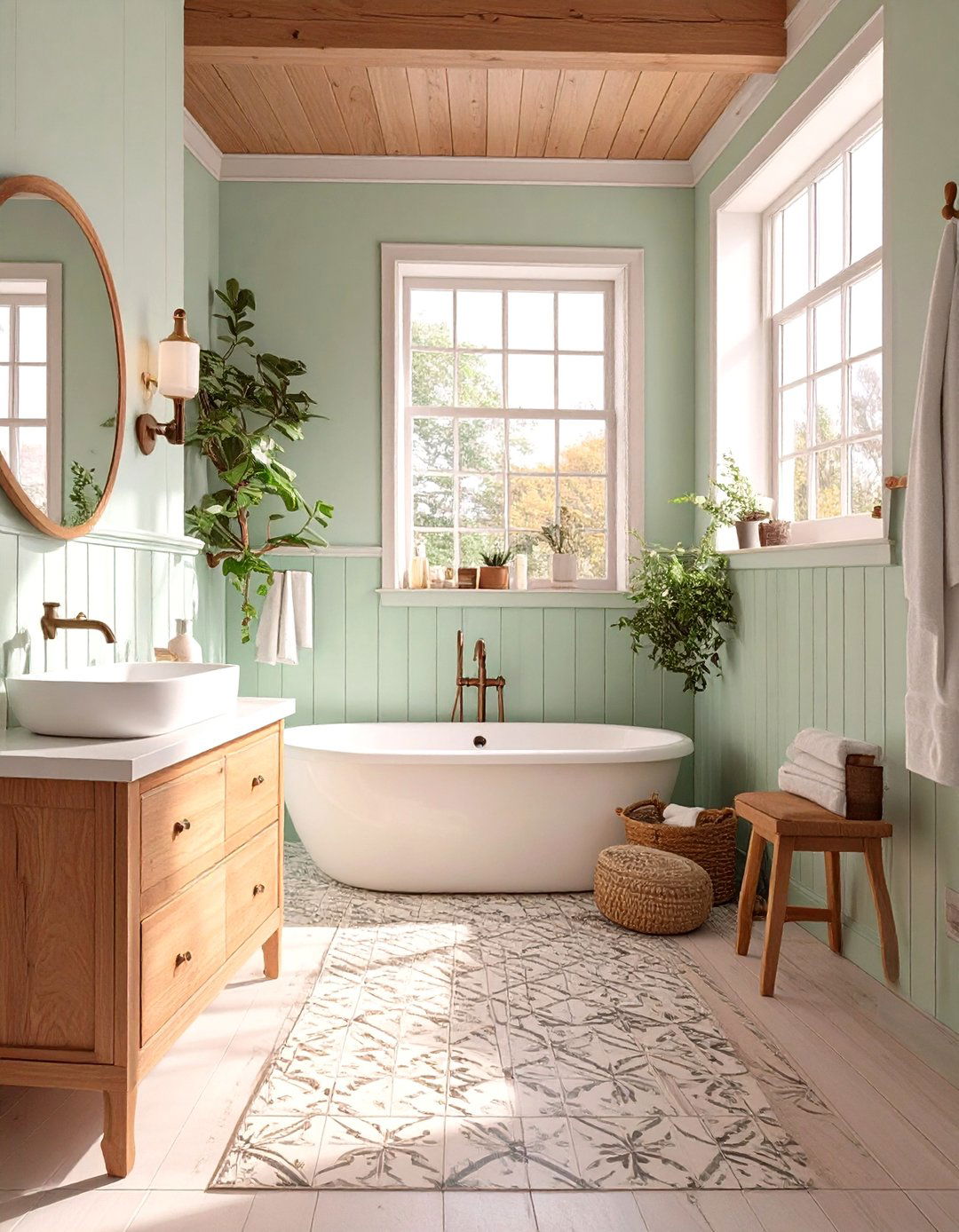 Pastel Color Bathroom Wall Panels - 30 bathroom wall panels ideas