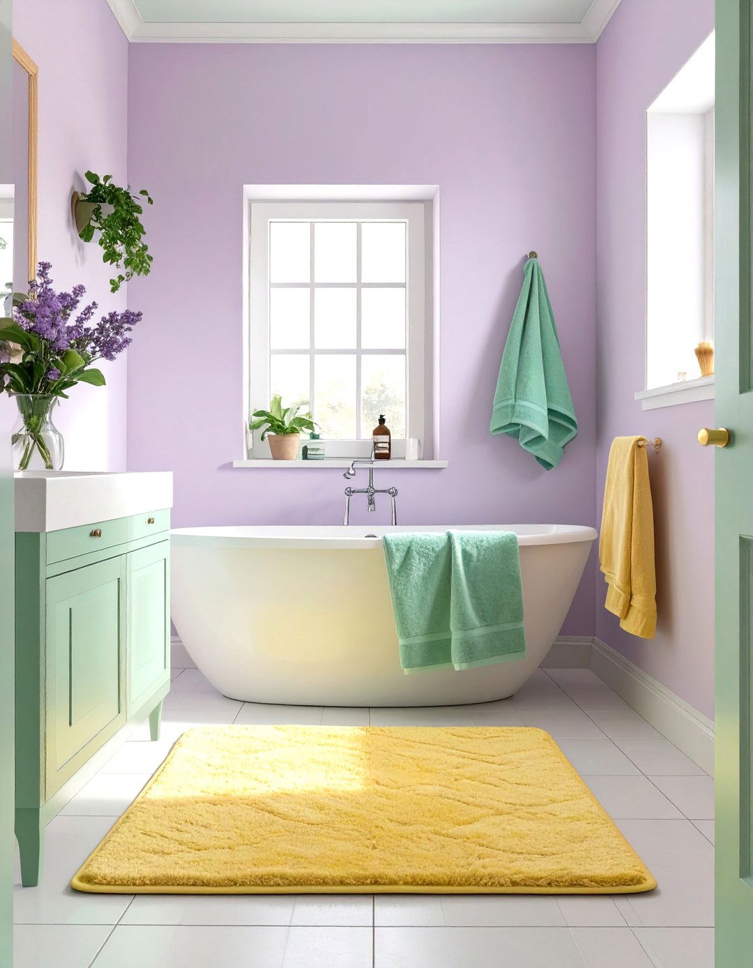 Pastel Color Palette Bathroom - 30 teen girl bathroom ideas