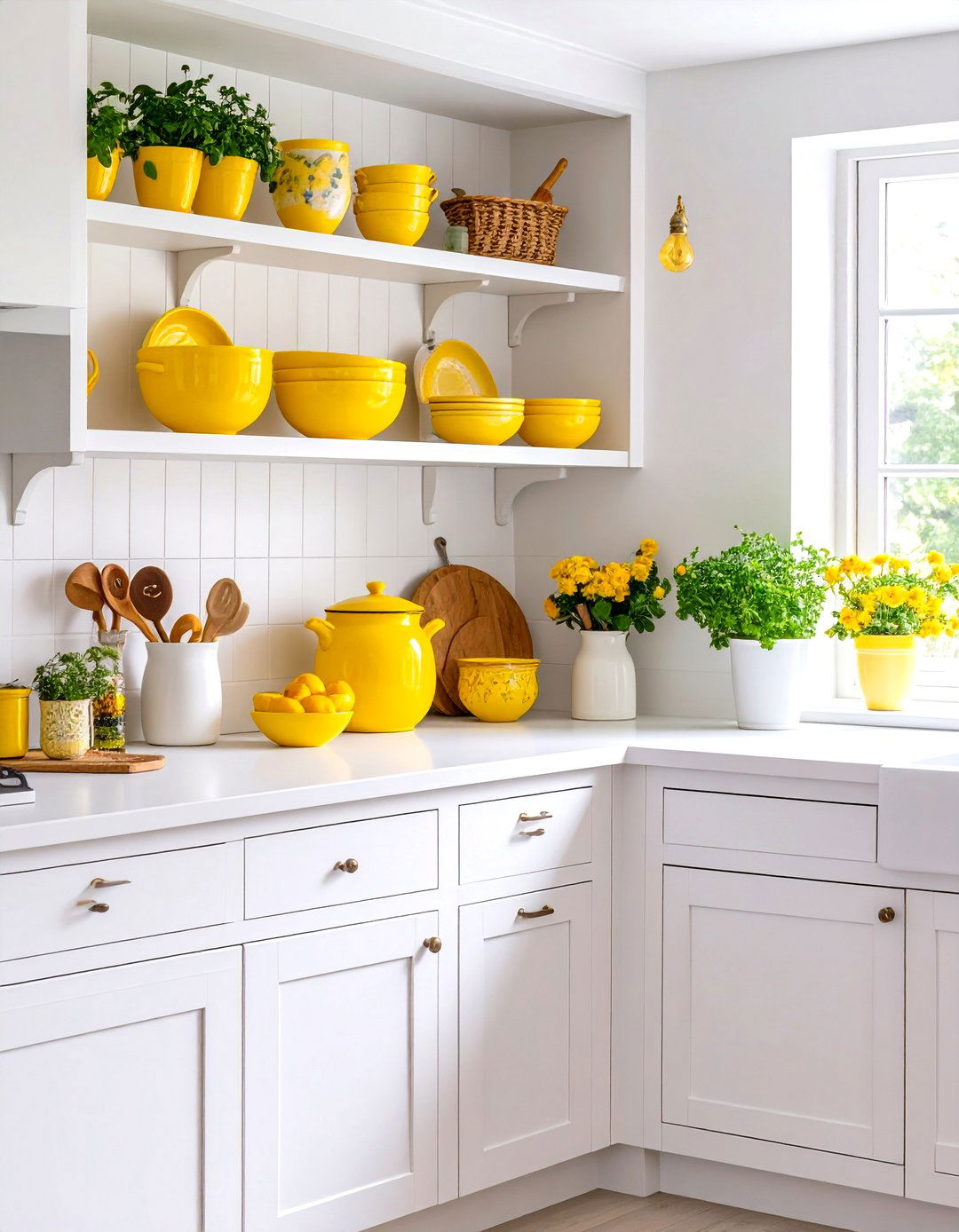 Pastel Yellow Kitchen Utensils and Decor - 30 yellow kitchen ideas