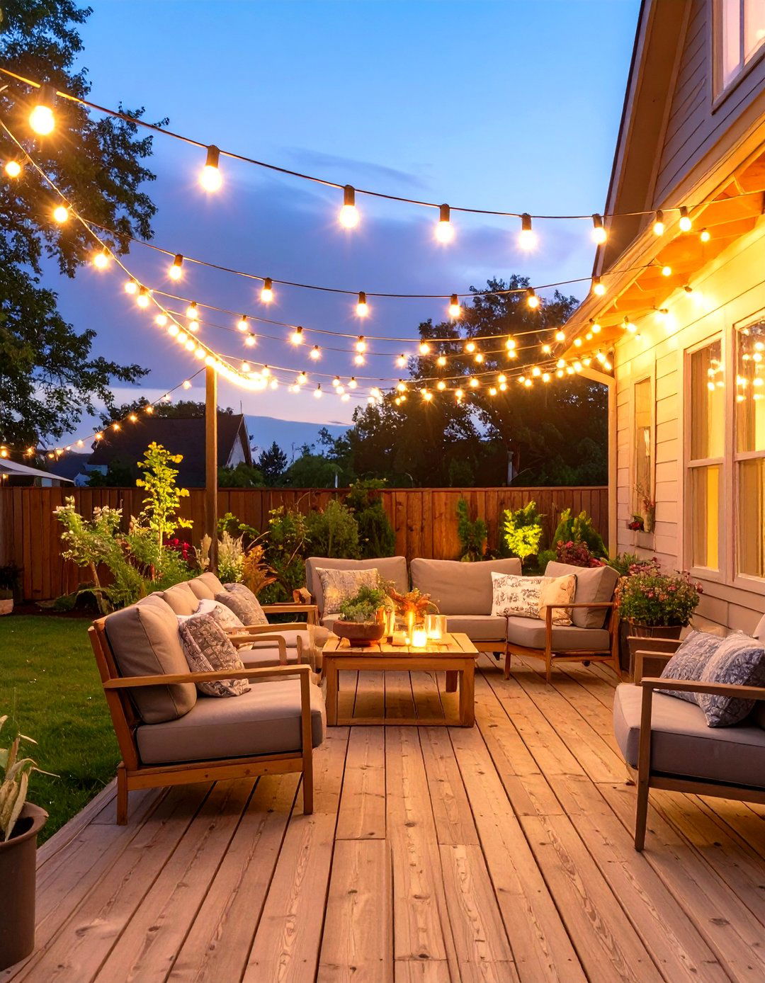 Pathway Lighting with Solar Stakes - 30 outdoor house lighting ideas