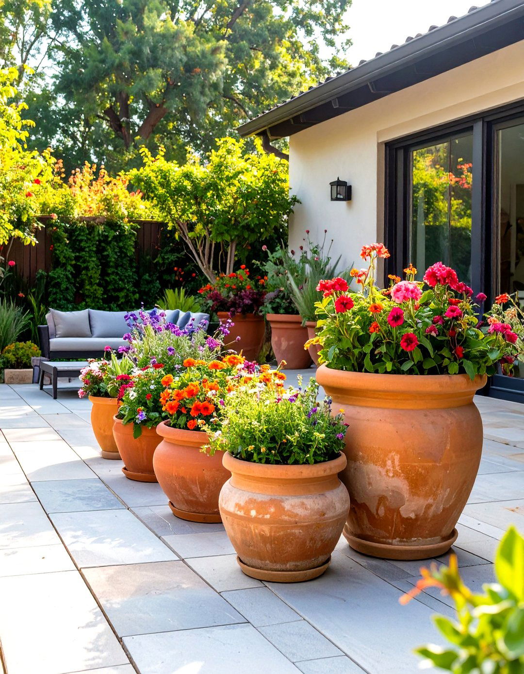 Patio Container Gardening - 30 simple patio ideas