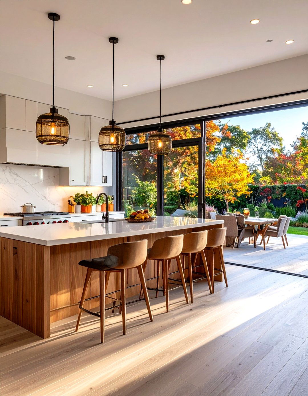 Patio Kitchen with a Pass Through Window - 30 patio kitchen ideas