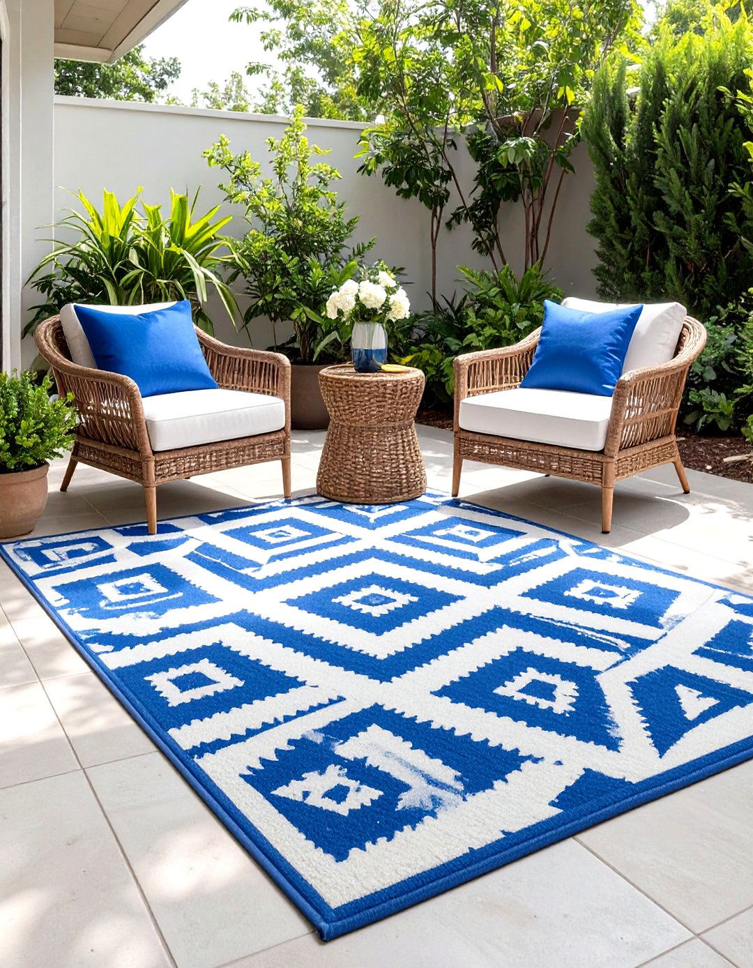 Small Patio Rug 30 Small Patio Design Ideas to Revamp Your Outdoor Space - We Love Home ...