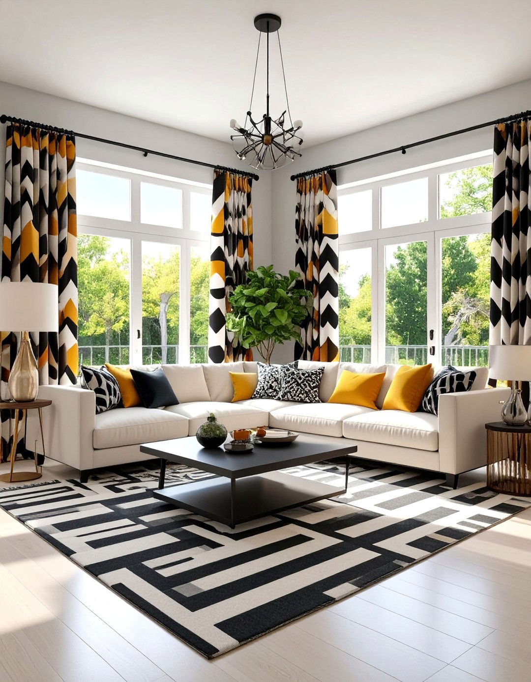 Patterned Patio Door Curtains - 30 patio door curtain ideas