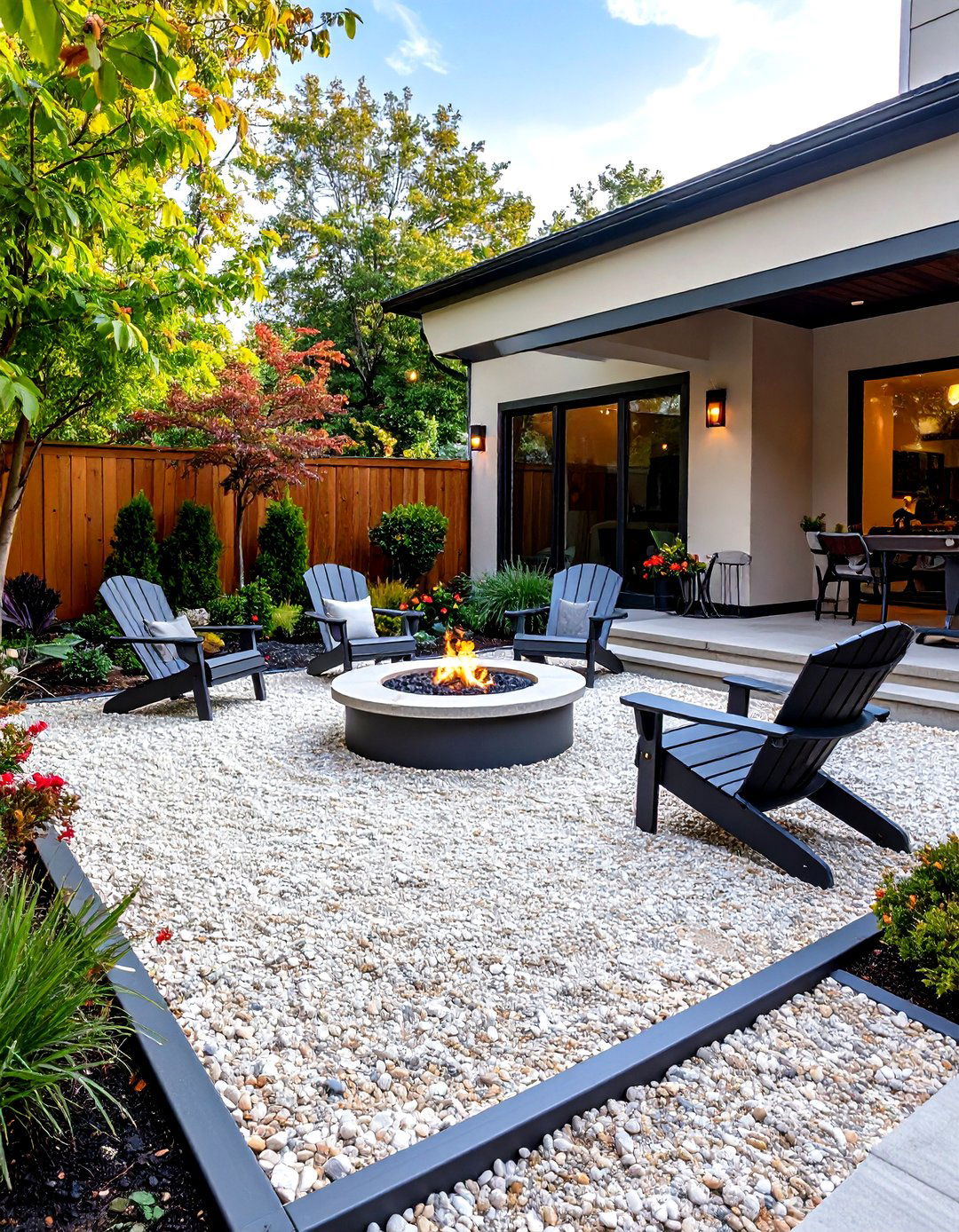 Pea Gravel Patio Floor - 30 patio floor ideas