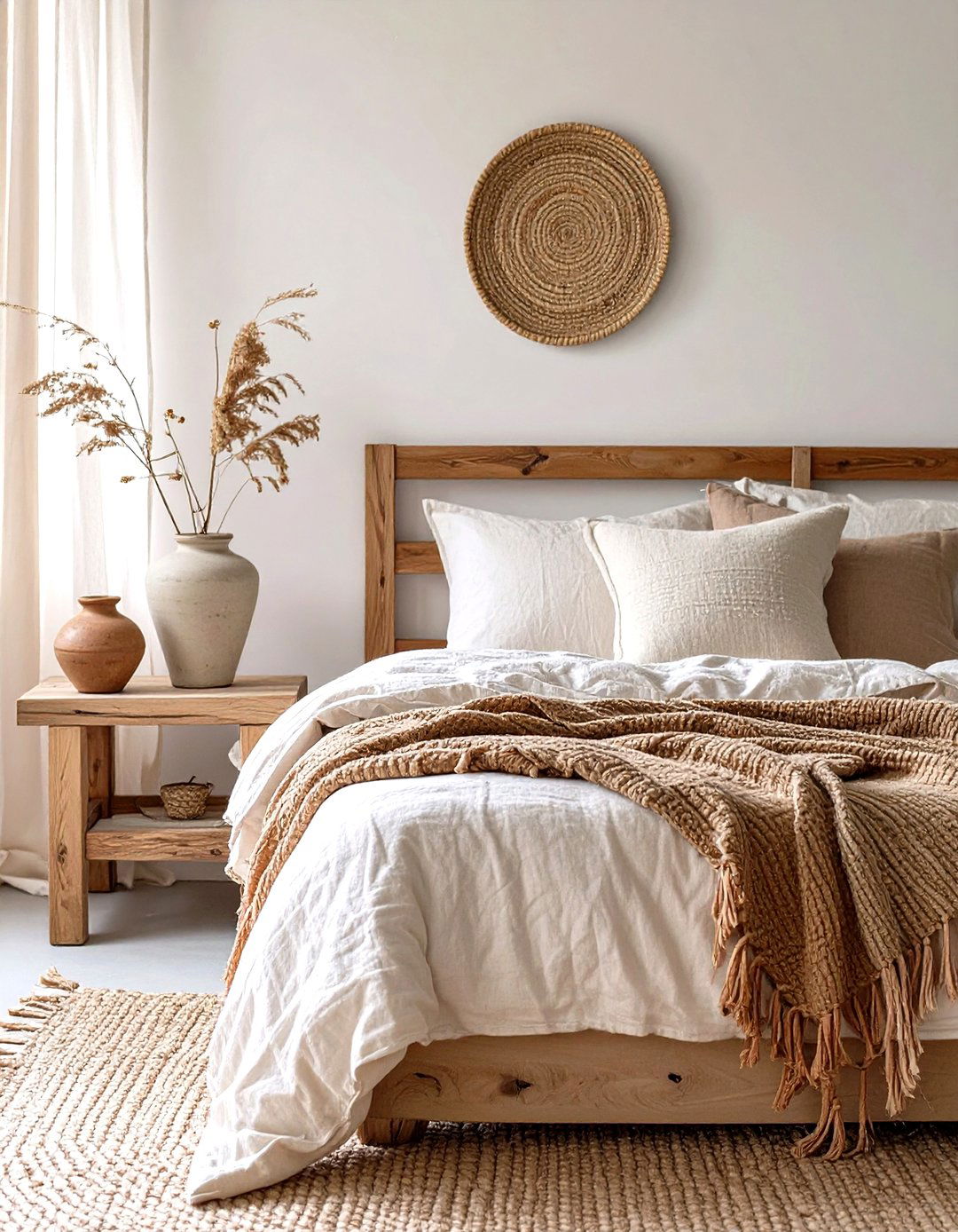 Peaceful Wabi Sabi Bedroom - 30 guest room decor ideas