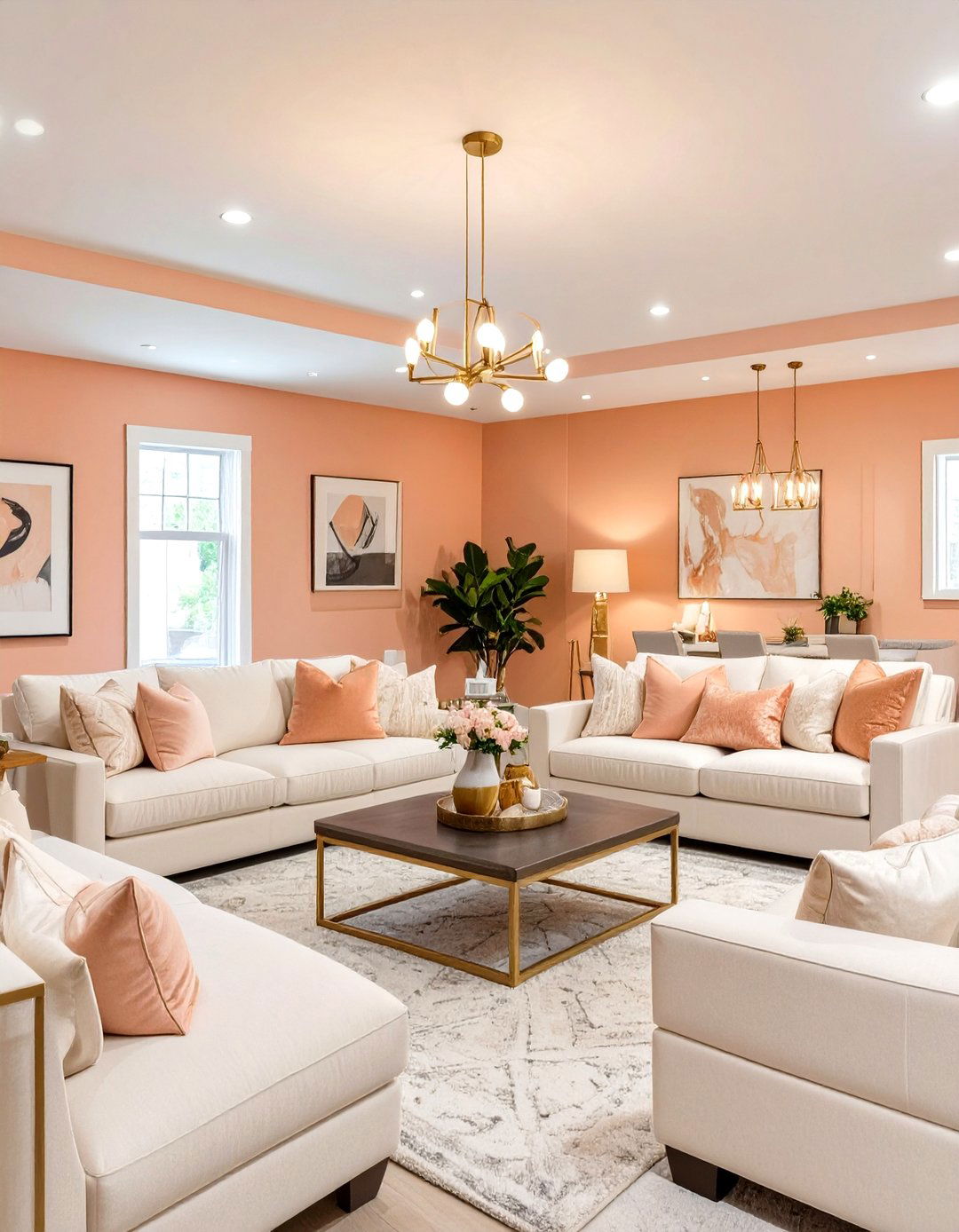 Peach Fuzz Basement Paint - 30 basement paint ideas