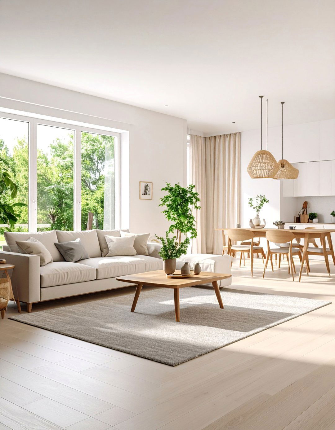 Pearly White A Crisp and Luminous Open Concept Space - 30 2025 paint color trends sherwin williams