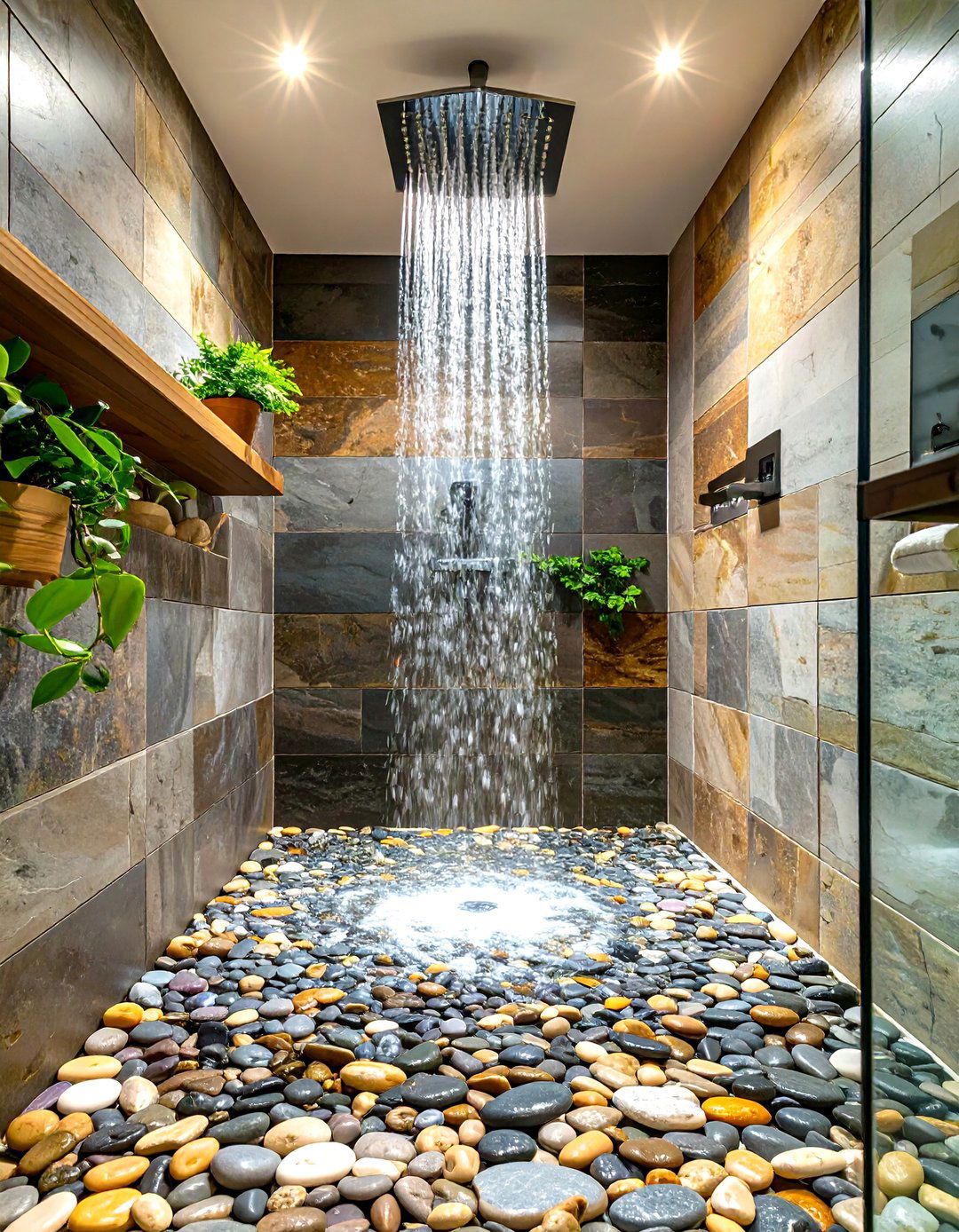 Pebble Tile Shower Floors - 30 bathroom floor tile ideas 2025