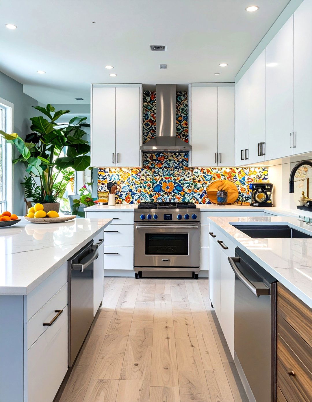 Peel and Stick Tile Backsplash - 30 inexpensive backsplash ideas