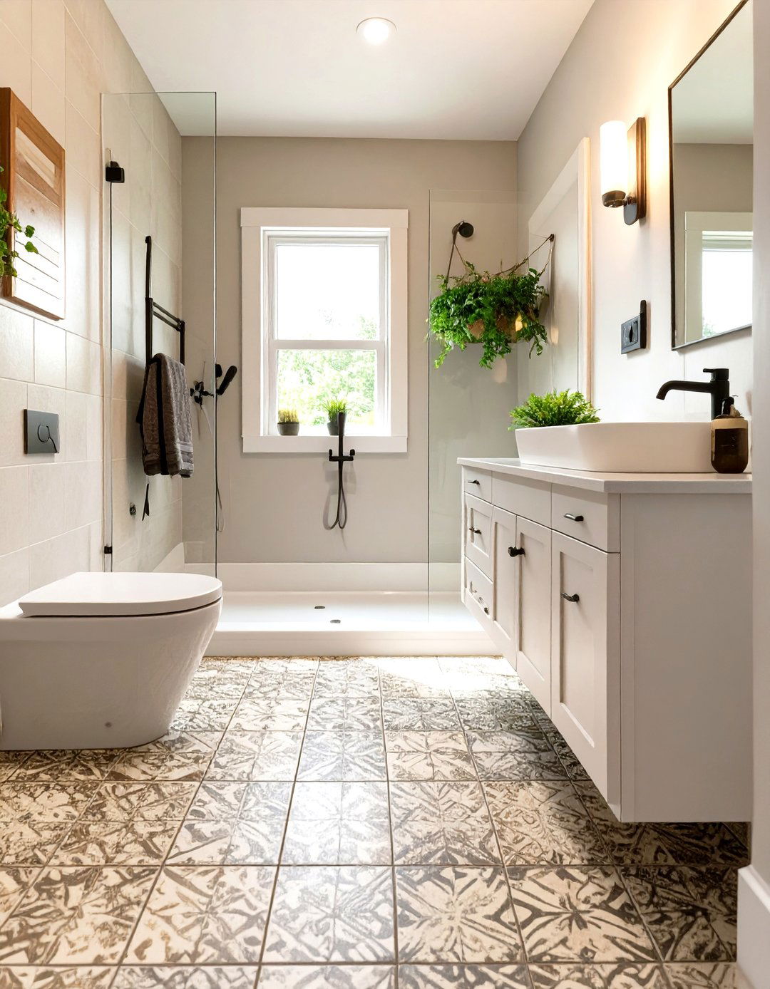 Peel and Stick Tile Makeover - 30 cheap bathroom ideas for small bathrooms