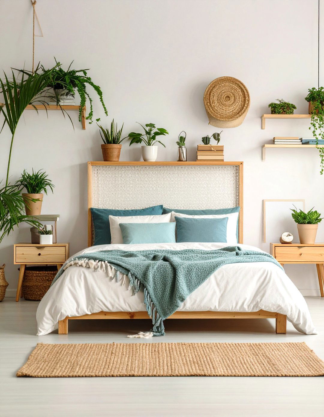 Pegboard Accent Wall - 30 accent wall ideas for bedroom