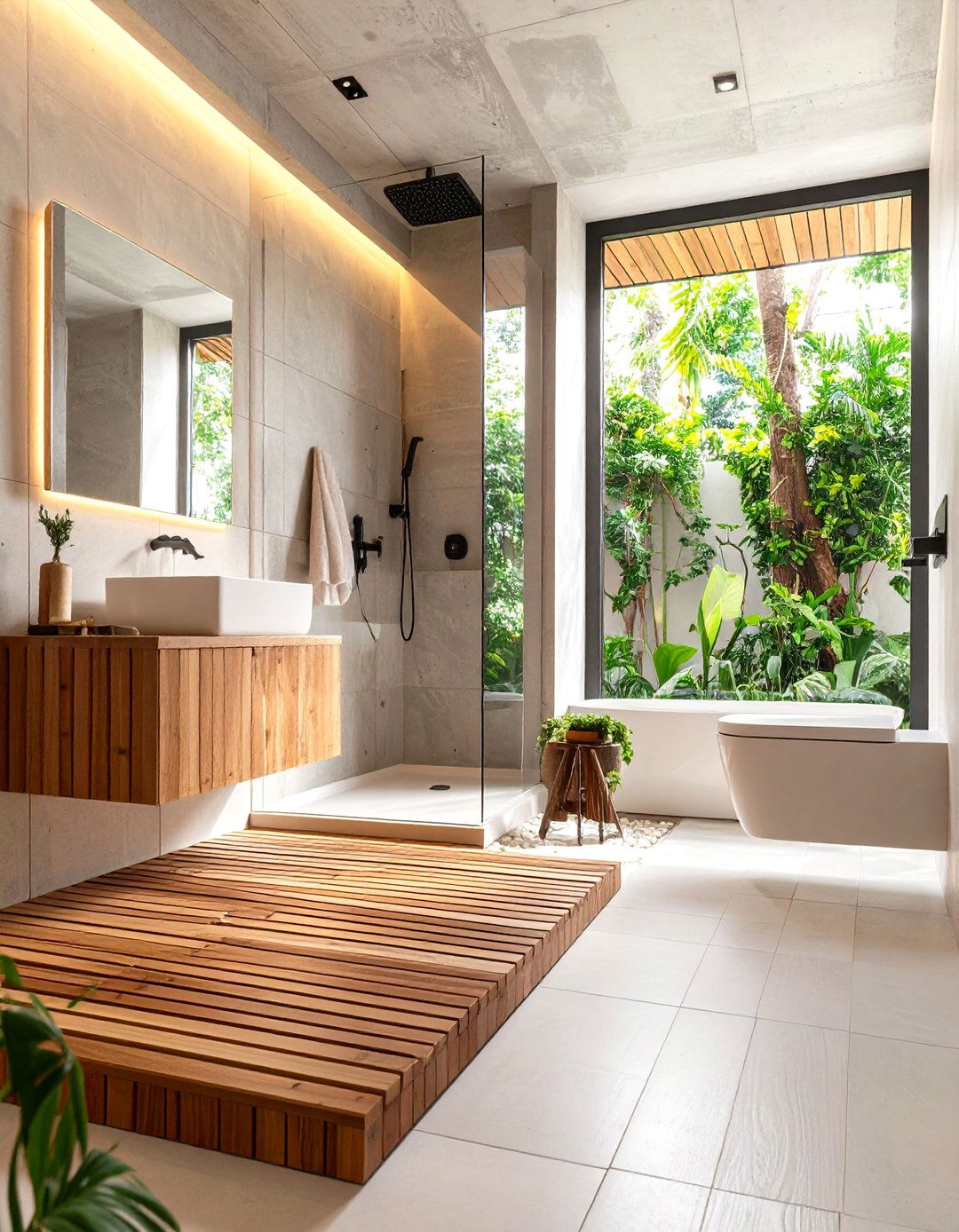 Peninsula Layout for Room Division - 30 50 small bathroom ideas with shower and toilet