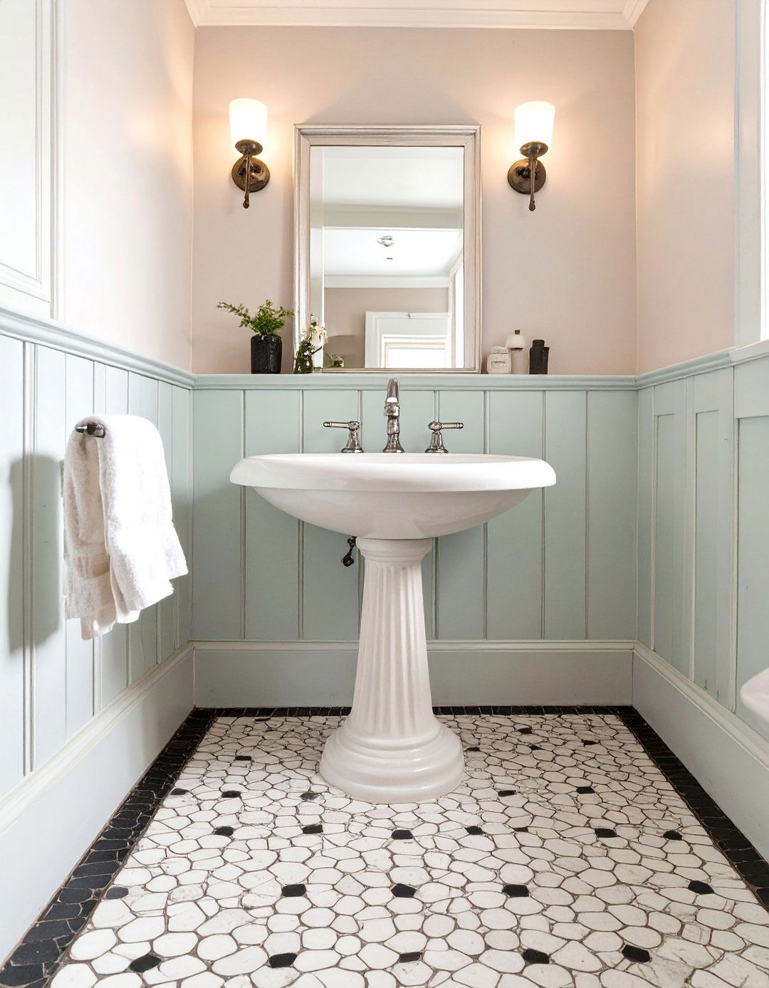 Penny Round Bathroom Tile Floor - 30 bathroom tile floor ideas