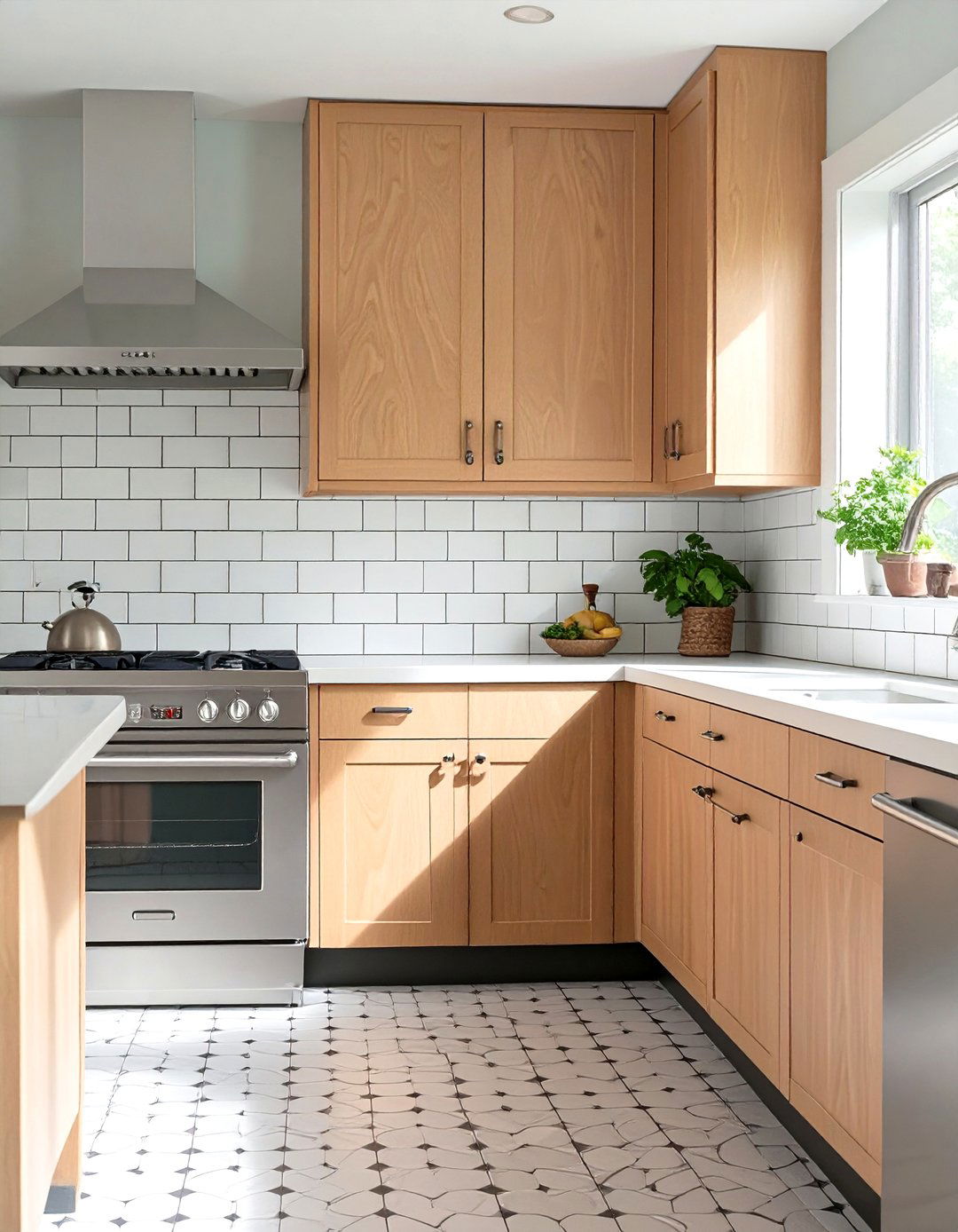 Penny Tile Backsplash - 30 inexpensive backsplash ideas