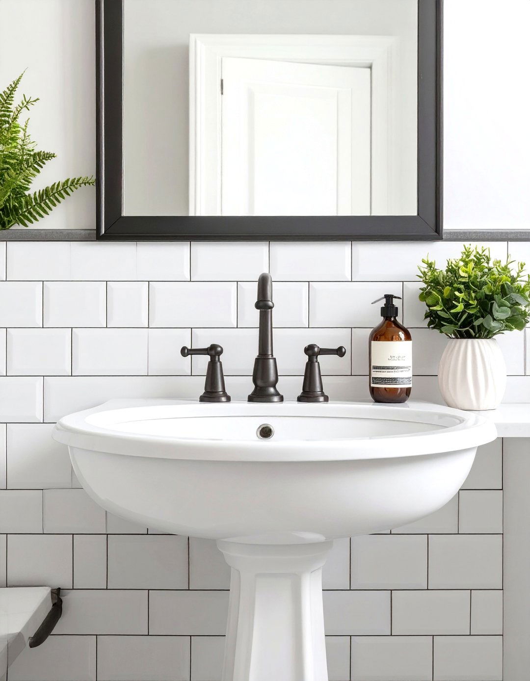 Penny Tile Bathroom Backsplash - 30 cheap bathroom backsplash ideas