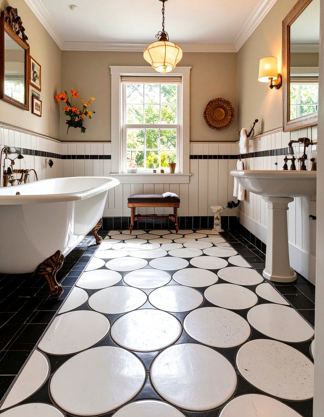 Penny Tile Bathroom Floors - 30 bathroom floors ideas