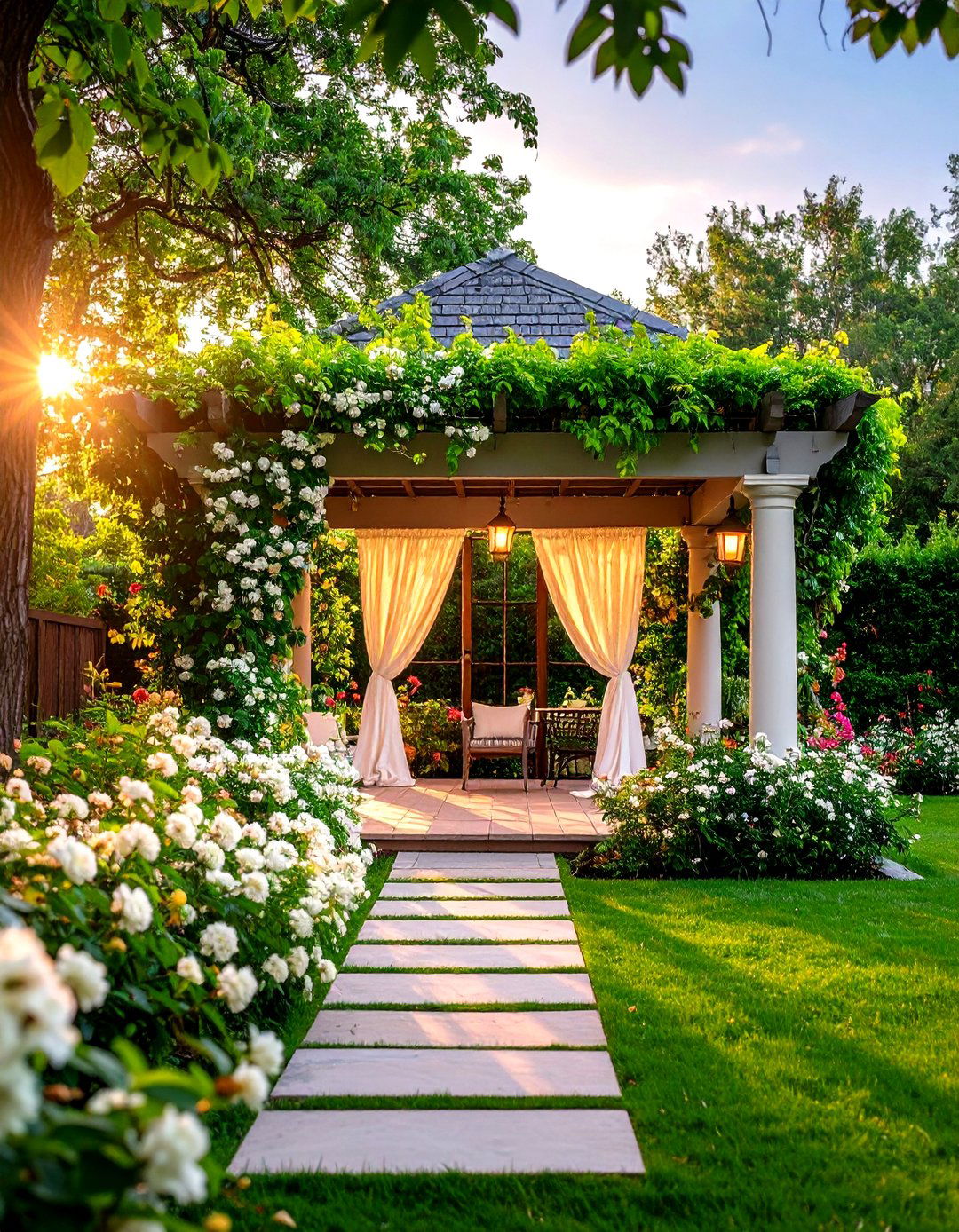 Pergola Style Outdoor Shower Enclosure - 30 outdoor shower enclosure ideas