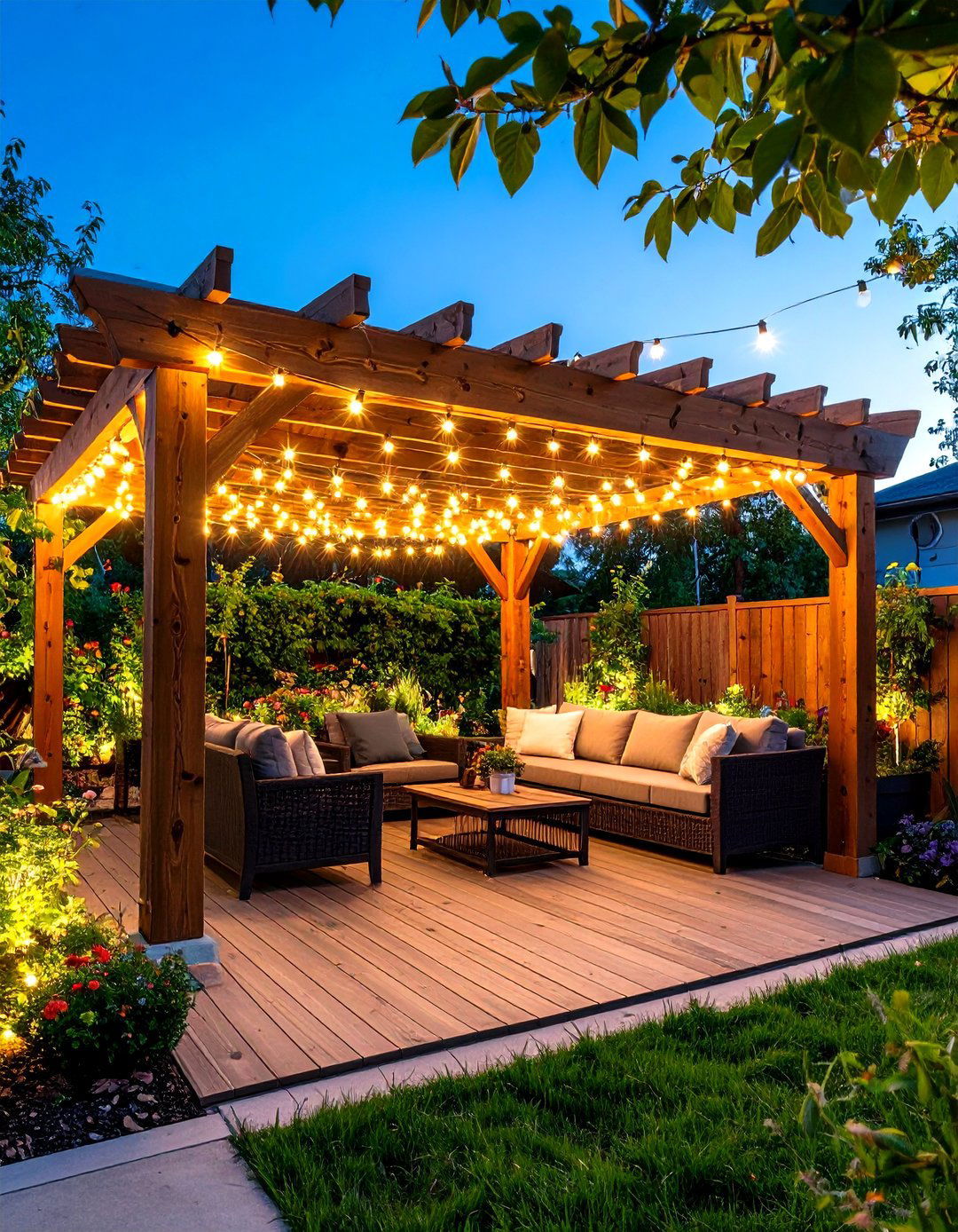 Pergola and Arbor Lighting - 30 landscape lighting design ideas